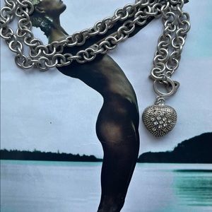 925 solid! sterling necklace substantial weight/heavy